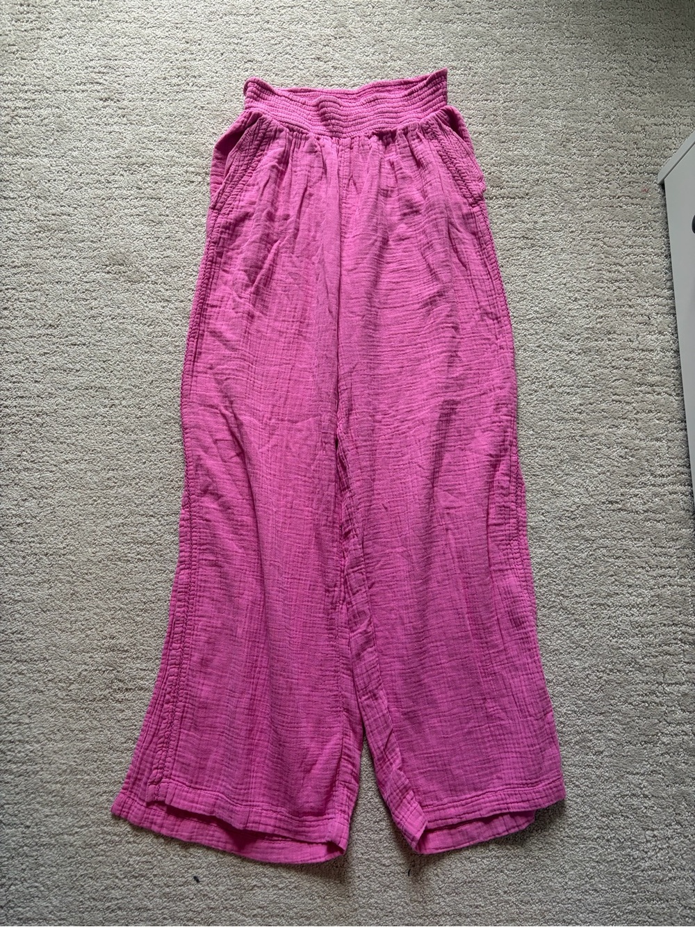 Aerie Pool to Party Gauze Wide Leg Pants